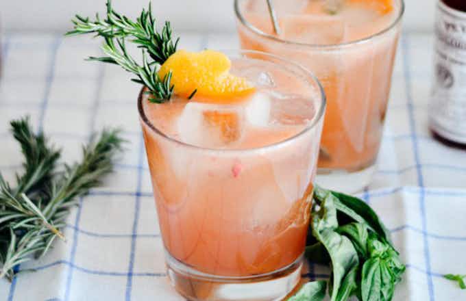 Grapefruit Bourbon Cocktail
